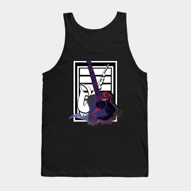 Faded Guitar Tank Top by digitaldoodlers